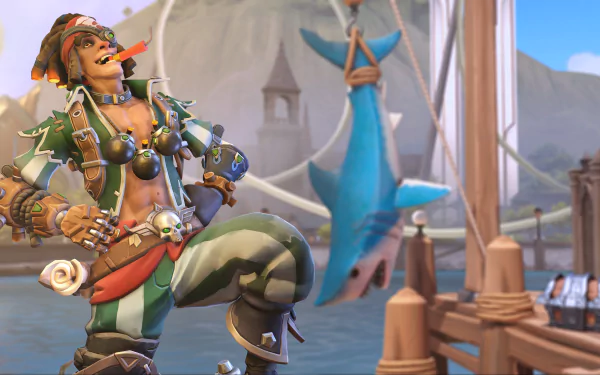 Junkrat (Overwatch) video game Overwatch HD Desktop Wallpaper | Background Image