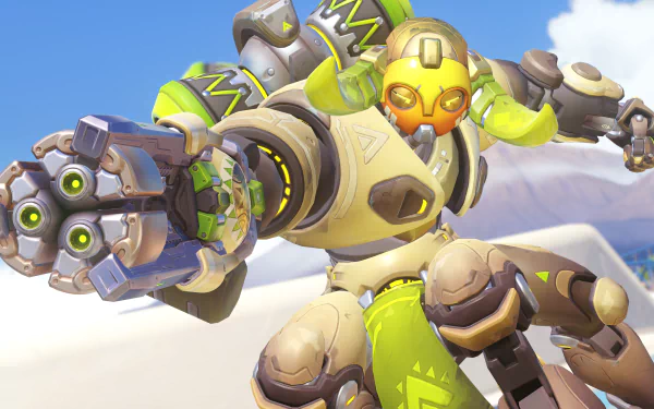 Orisa (Overwatch) video game Overwatch HD Desktop Wallpaper | Background Image