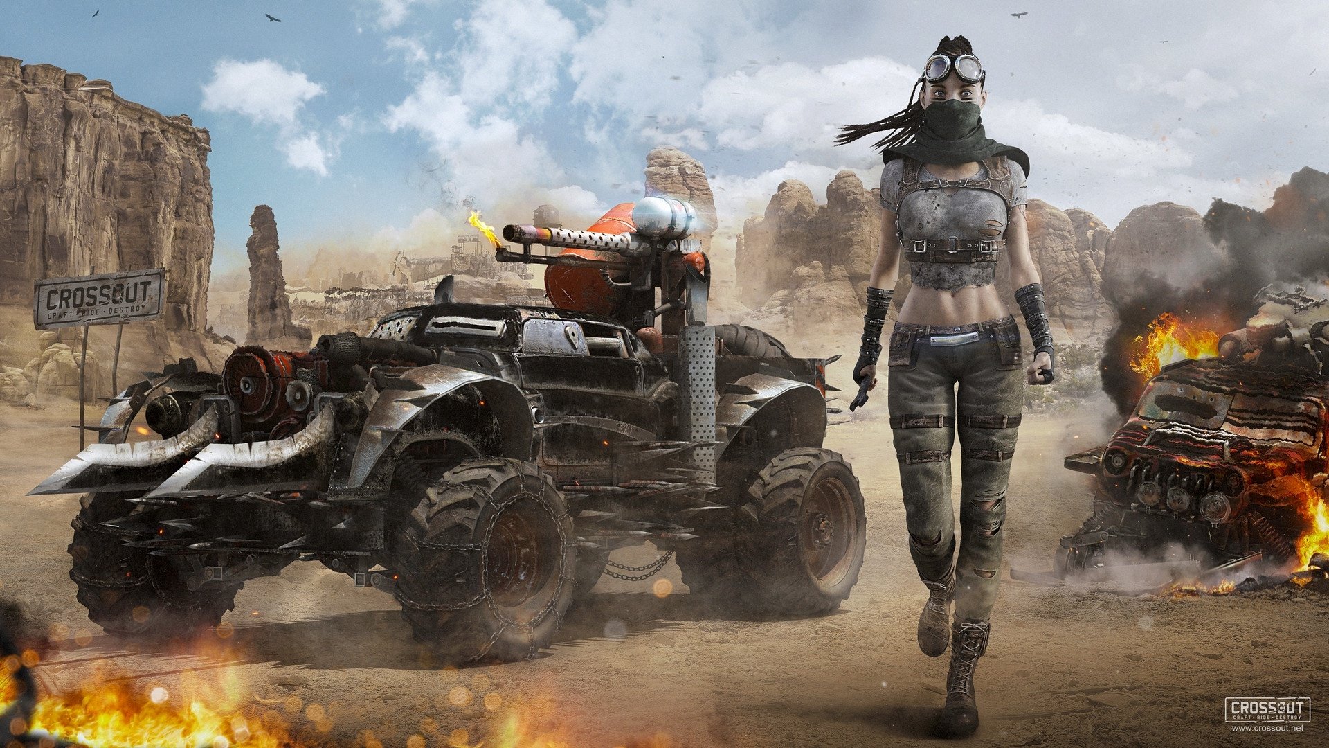 Crossout Cyberpunk Wallpaper, HD Games 4K Wallpapers, Images and