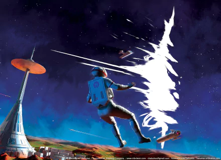 Sci Fi astronaut HD Desktop Wallpaper | Background Image