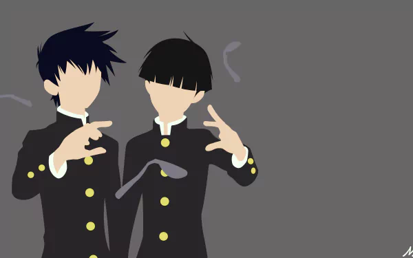 Ritsu Kageyama Shigeo Kageyama Anime Mob Psycho 100 HD Desktop Wallpaper | Background Image