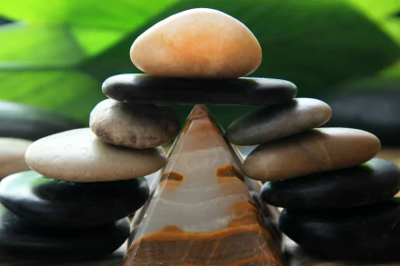  Zen Stone Pyramid by Gundula Vogel