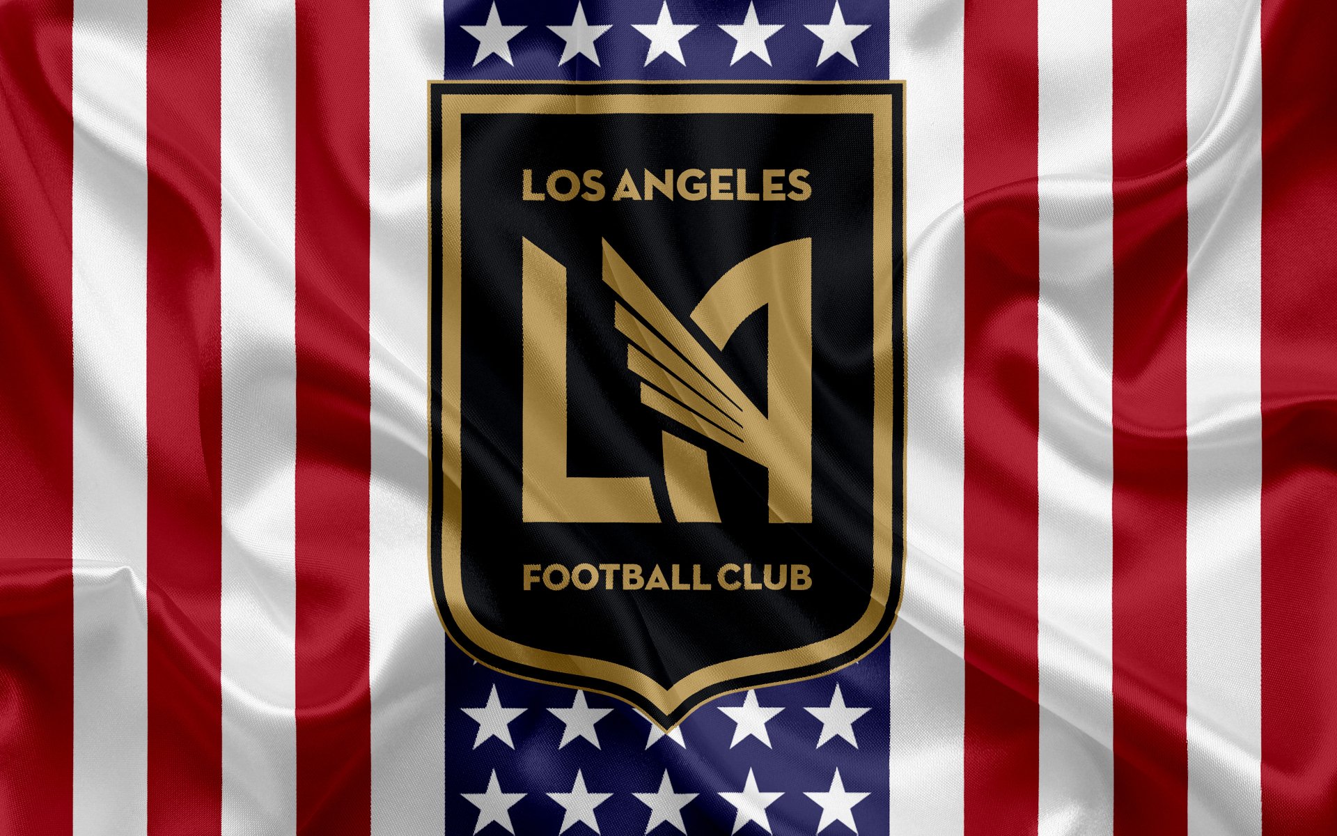 Download MLS Logo Soccer Los Angeles FC Sports 4k Ultra HD Wallpaper