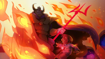 Frisk (Undertale) Asgore (Undertale) video game Undertale HD Desktop Wallpaper | Background Image