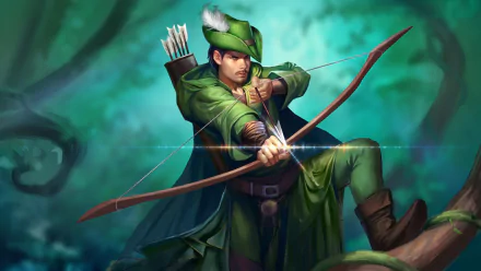 Robin Hood fantasy archer HD Desktop Wallpaper | Background Image