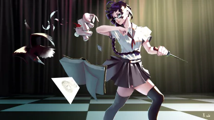 glasses Anime Original HD Desktop Wallpaper | Background Image