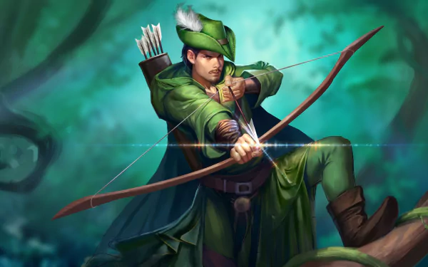 Robin Hood fantasy archer HD Desktop Wallpaper | Background Image
