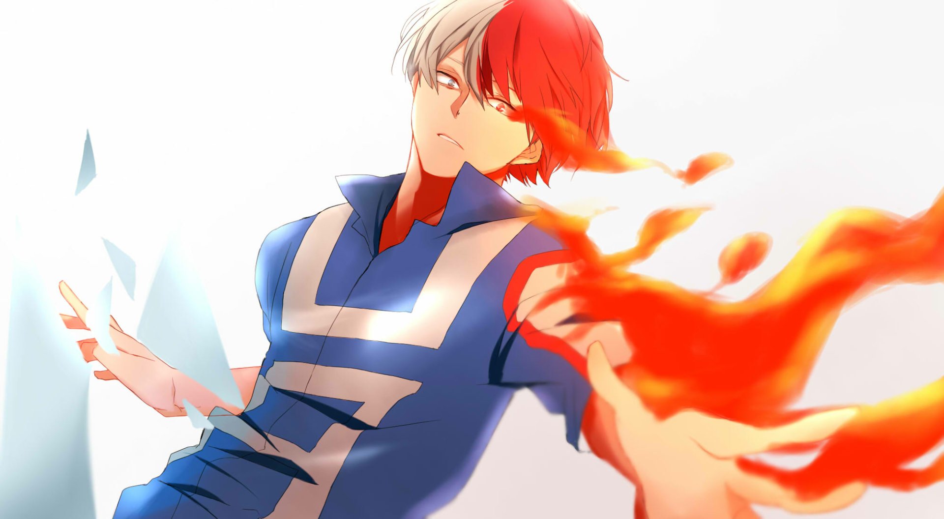Download Shoto Todoroki Anime My Hero Academia HD Wallpaper by TAKuMA
