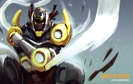 A dynamic mecha-inspired illustration of Hanta Sero from My Hero Academia, featuring bold colors and intricate design, presented as a stunning 4K Ultra HD desktop wallpaper.