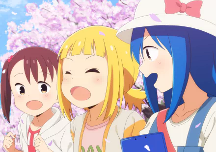 Yui Akamatsu Sacchan (Mitsuboshi Colors) Kotoha (Mitsuboshi Colors) Anime Mitsuboshi Colors HD Desktop Wallpaper | Background Image