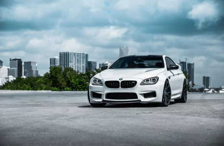 grand tourer car white car BMW vehicle BMW 6 Series HD Desktop Wallpaper | Background Image