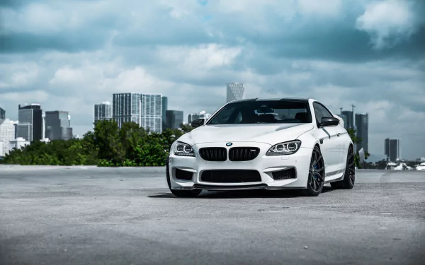 grand tourer car white car BMW vehicle BMW 6 Series HD Desktop Wallpaper | Background Image