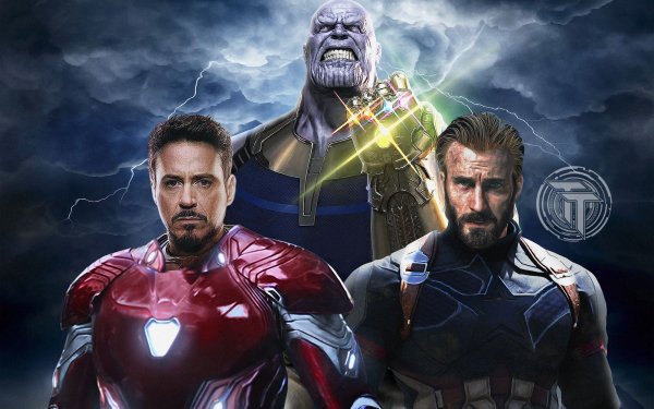 Movie Avengers: Infinity War The Avengers Iron Man Captain America Thanos HD Wallpaper | Background Image