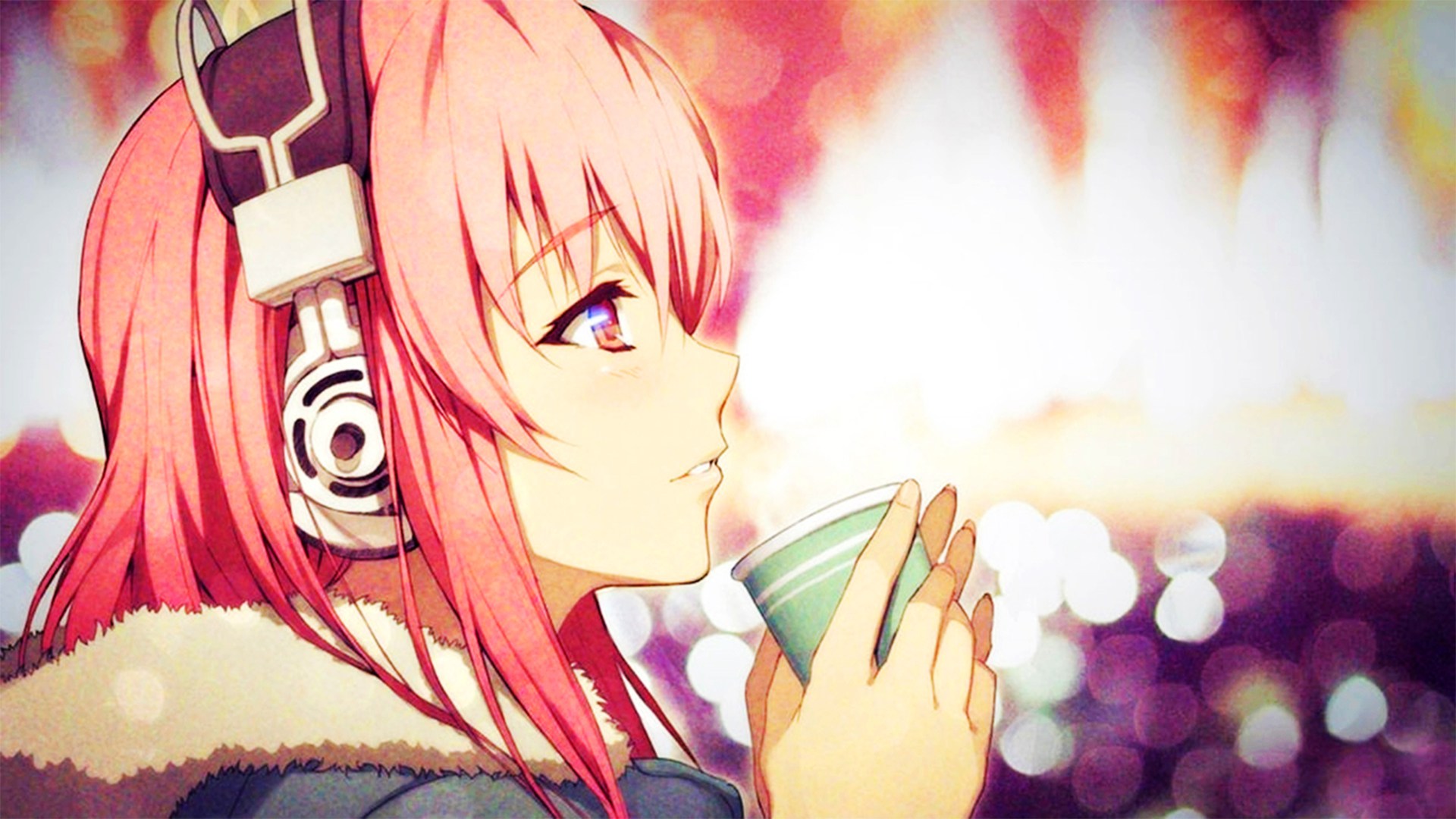 Hd Wallpaper Cute Anime Girl With Mask And Headphone Background, Profile  Picture Unknown, Unknown, Profile Background Image And Wallpaper for Free  Download