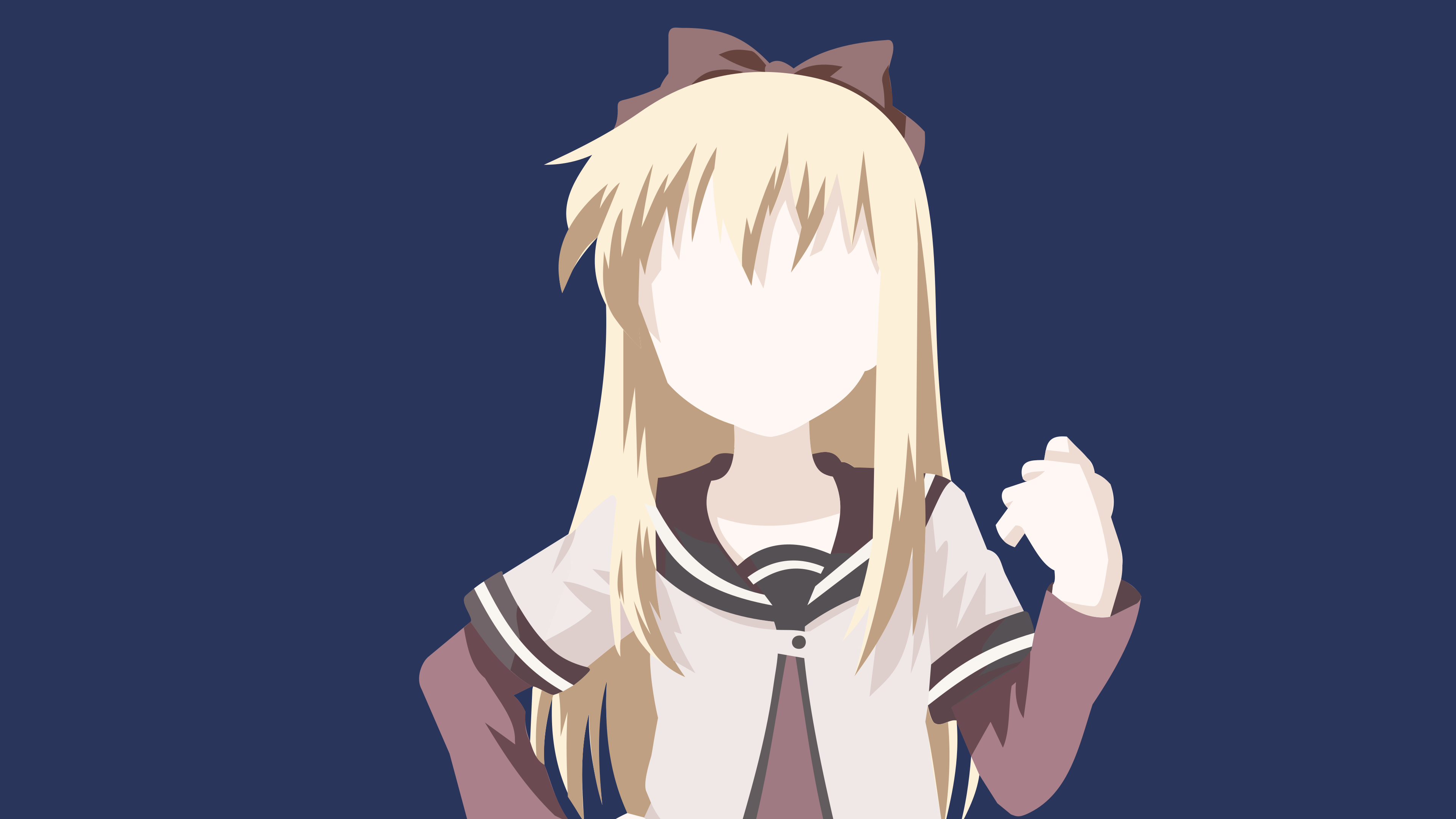 Download Kyōko Toshinō Anime Yuruyuri 4k Ultra Hd Wallpaper By Selflessdevotions 