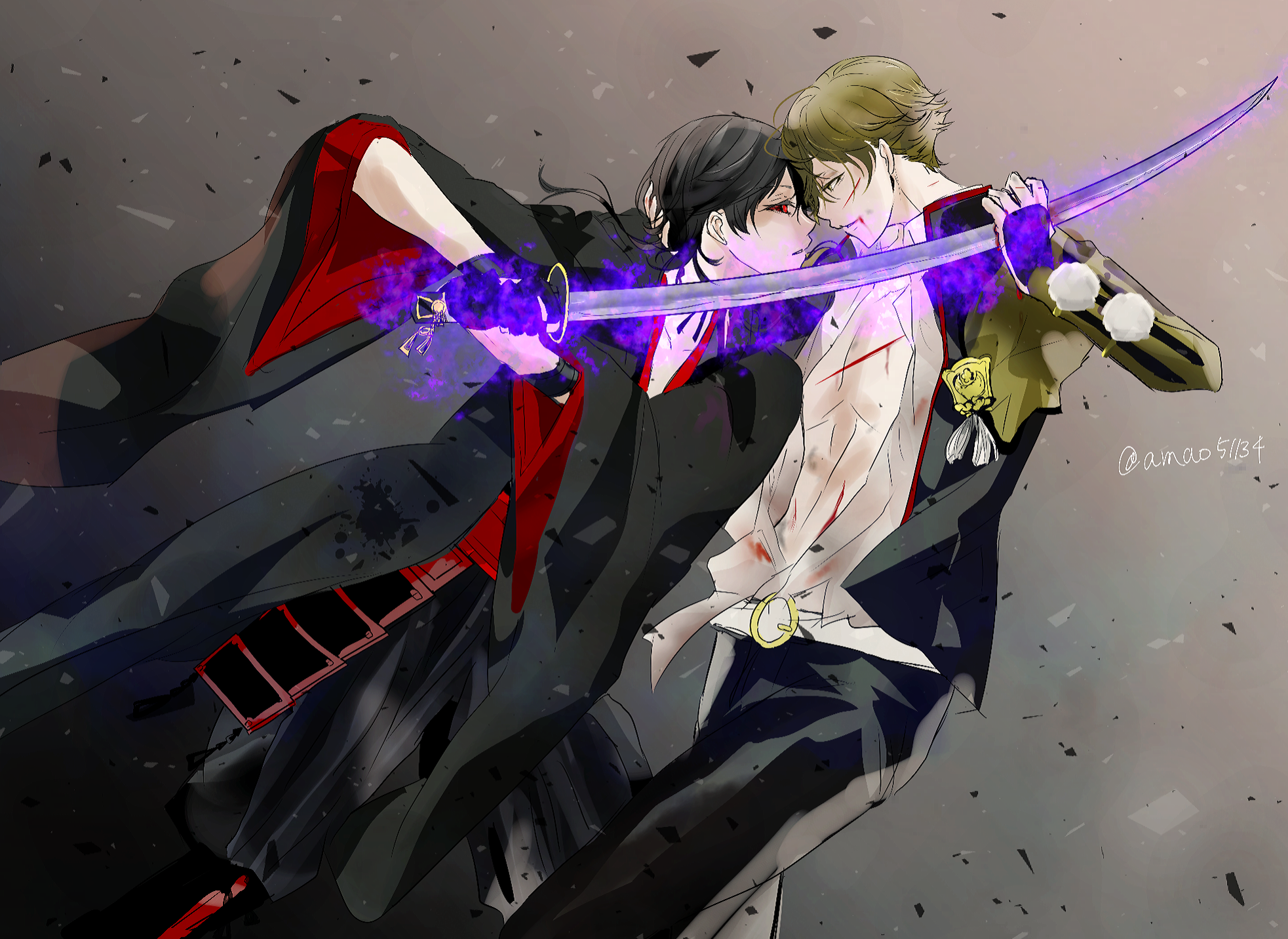 Anime Touken Ranbu HD Wallpaper by 天尾
