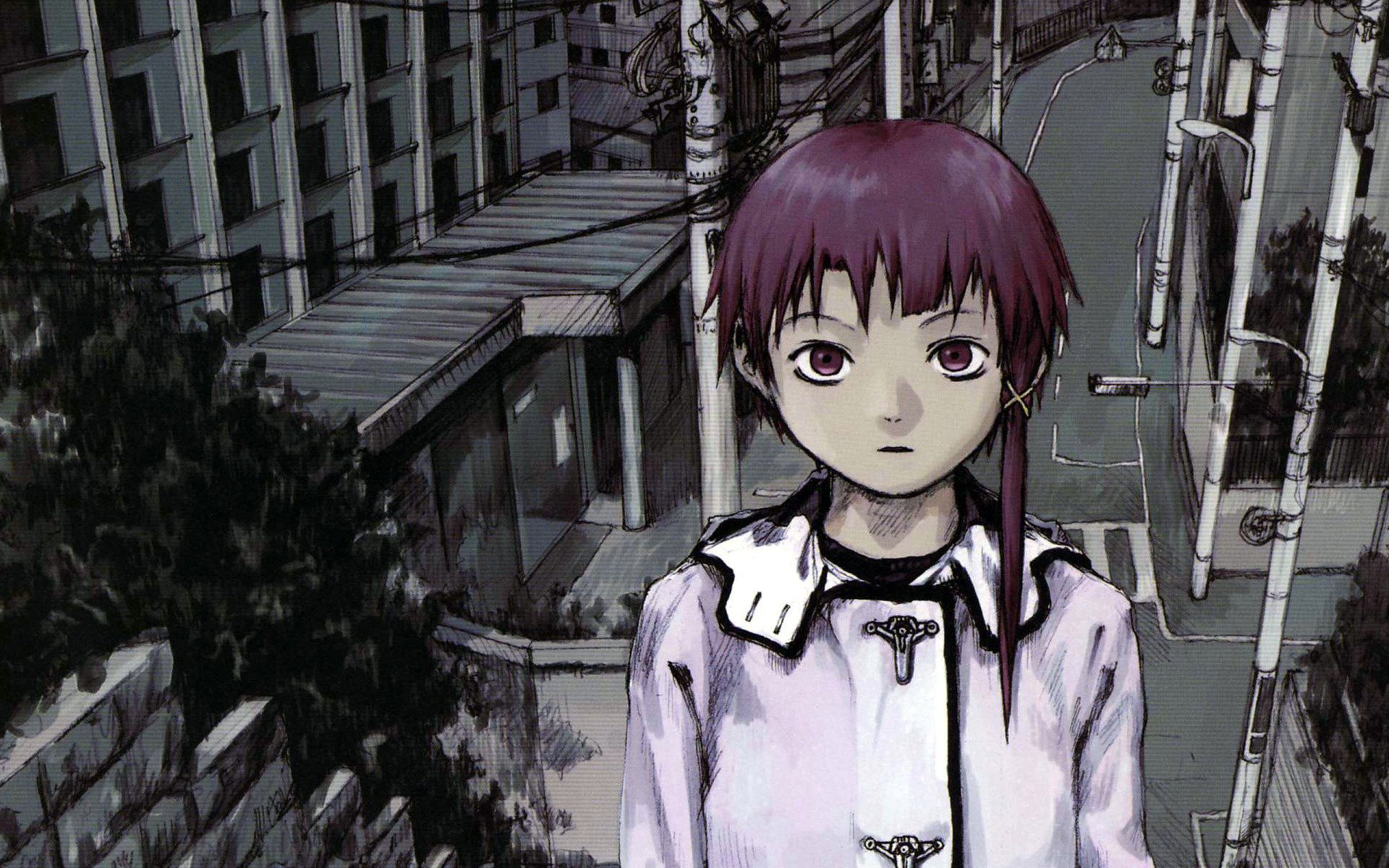 Serial Experiments Lain Hd Wallpaper Background Image 1920x1200