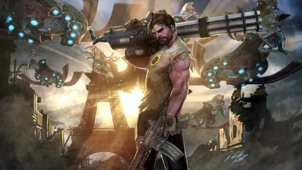 video game Serious Sam 4 HD Desktop Wallpaper | Background Image