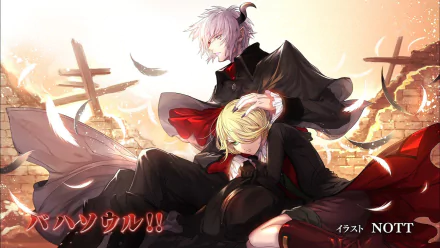 Azazel (Rage of Bahamut) Anime Rage of Bahamut: Genesis HD Desktop Wallpaper | Background Image