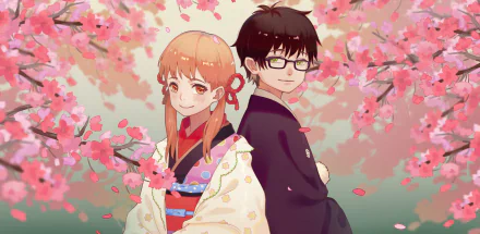 Hinata Kawamoto glasses Rei Kiriyama Anime March Comes in like a Lion HD Desktop Wallpaper | Background Image