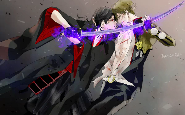 Uguisumaru (Touken Ranbu) Tsurumaru Kuninaga Anime Touken Ranbu HD Desktop Wallpaper | Background Image