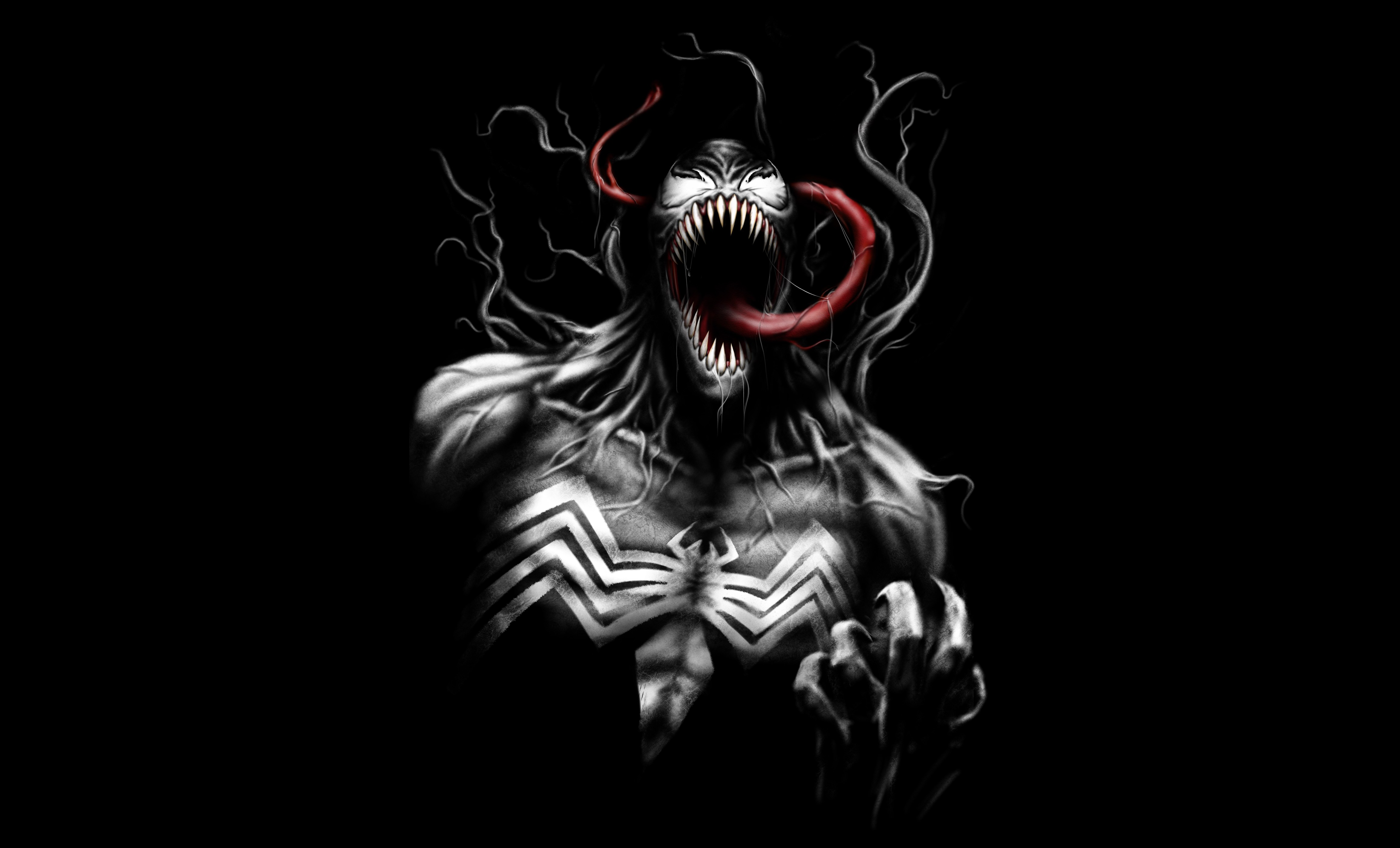 venom web wallpaper