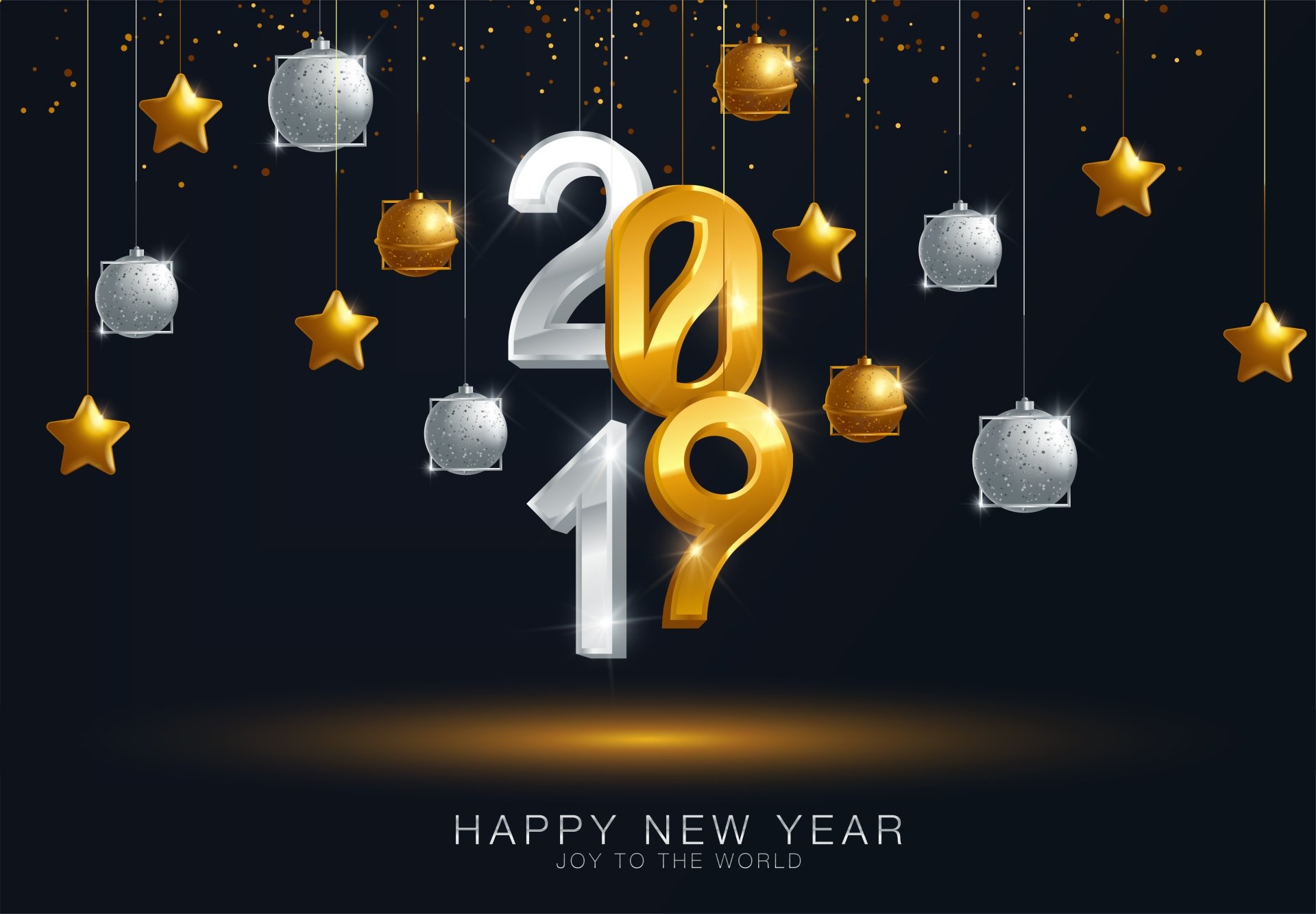 Download Happy New Year Holiday New Year 2019 4k Ultra HD Wallpaper