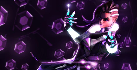 Sombra (Overwatch) video game Overwatch HD Desktop Wallpaper | Background Image
