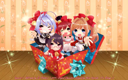 Tomo (OtoSuki) Rio (OtoSuki) Yuki (OtoSuki) Anime Otoko no Ko wa Maid Fuku ga Osuki!? HD Desktop Wallpaper | Background Image