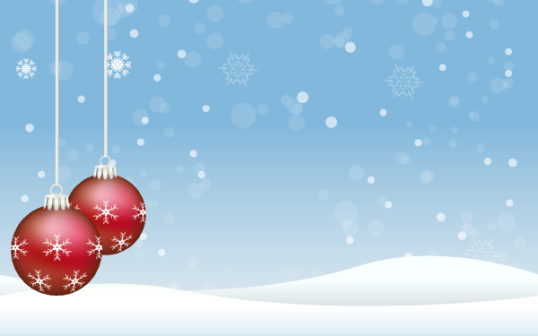 Holiday Christmas Christmas Ornaments Bauble Snow Snowflake HD Wallpaper | Background Image