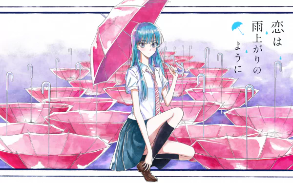 Akira Tachibana Anime After the Rain HD Desktop Wallpaper | Background Image