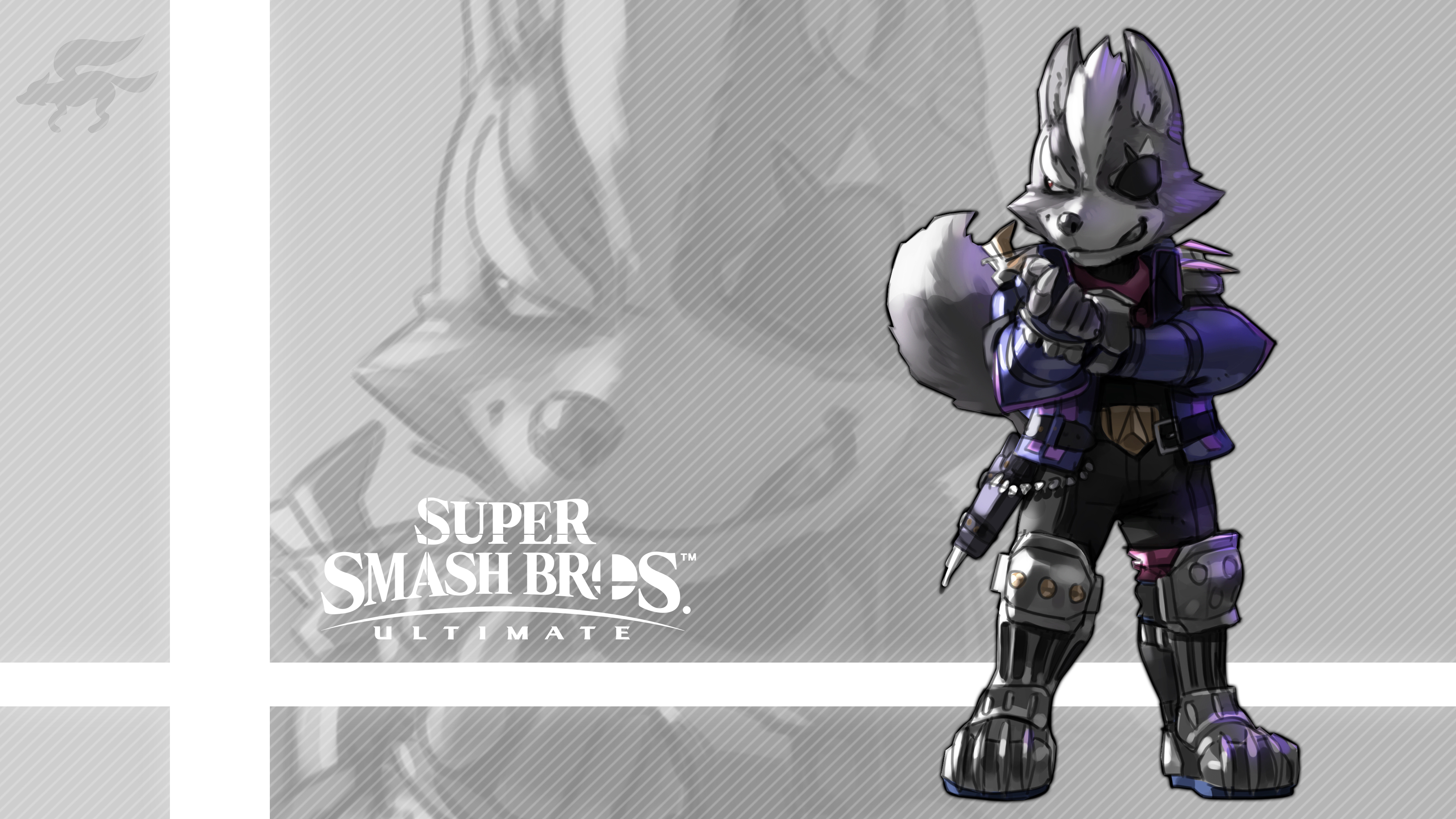 Wolf In Super Smash Bros. Ultimate by Callum Nakajima