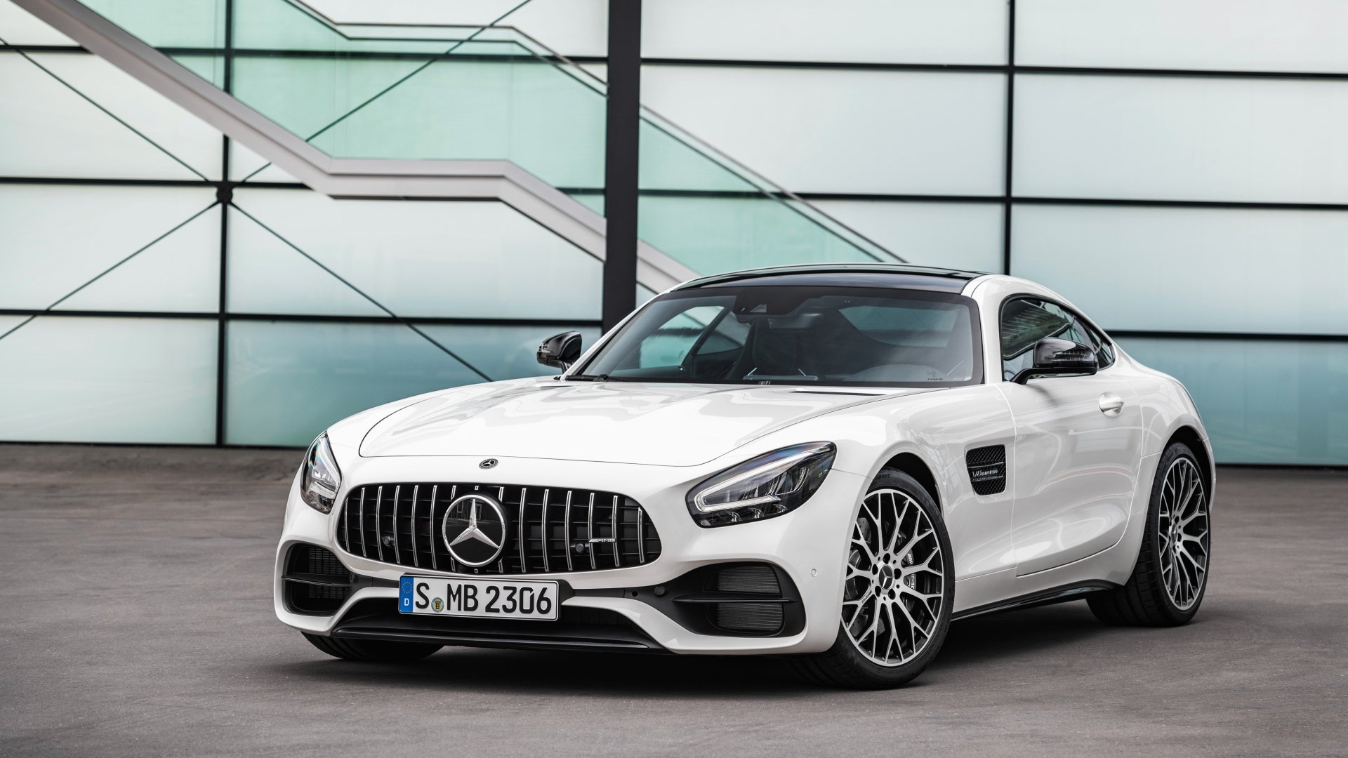 Download Supercar White Car Car Mercedes-Benz Mercedes-Benz AMG Vehicle Mercedes-Benz AMG GT 4k Ultra HD Wallpaper