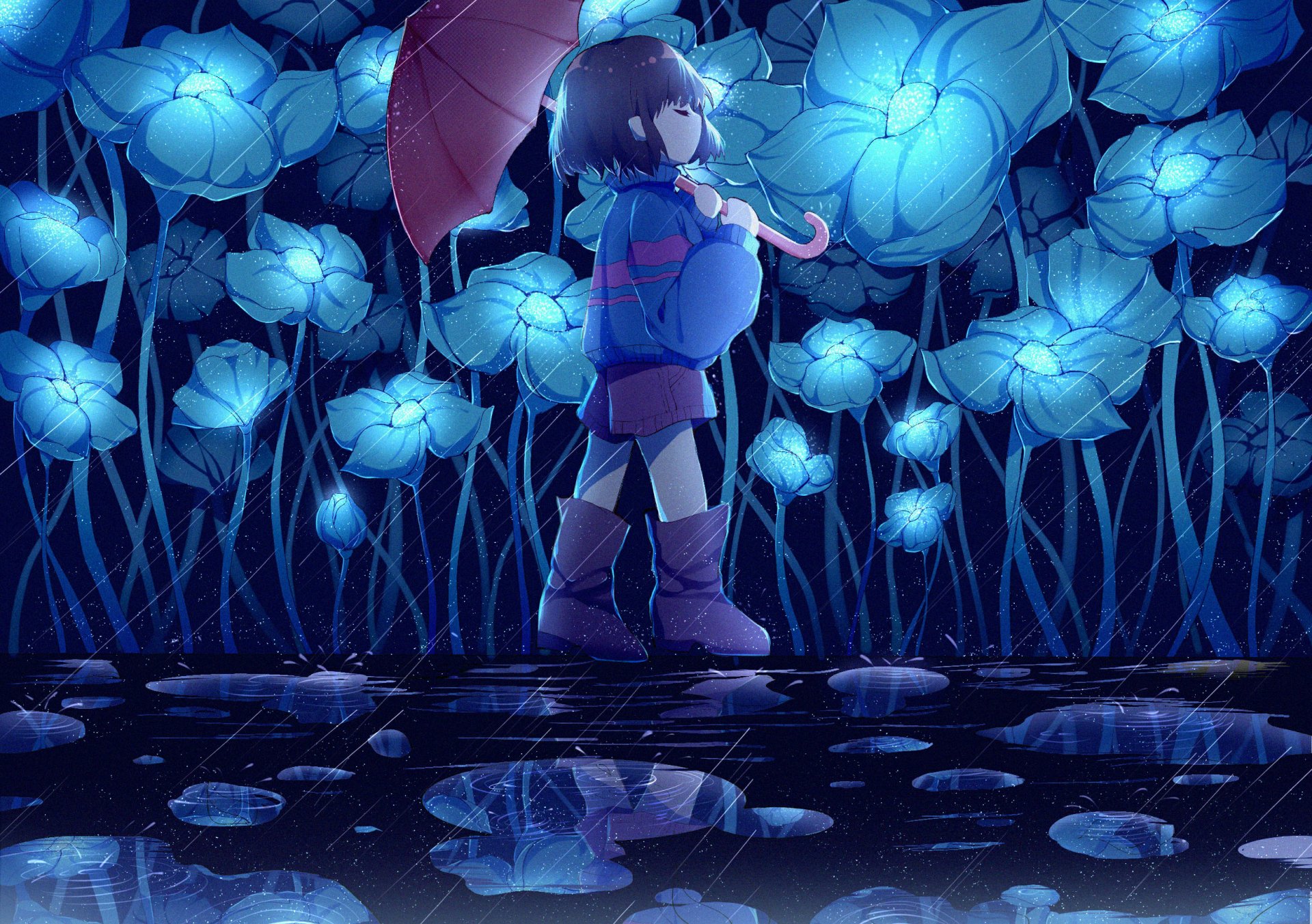 Download Frisk (Undertale) Video Game Undertale HD Wallpaper