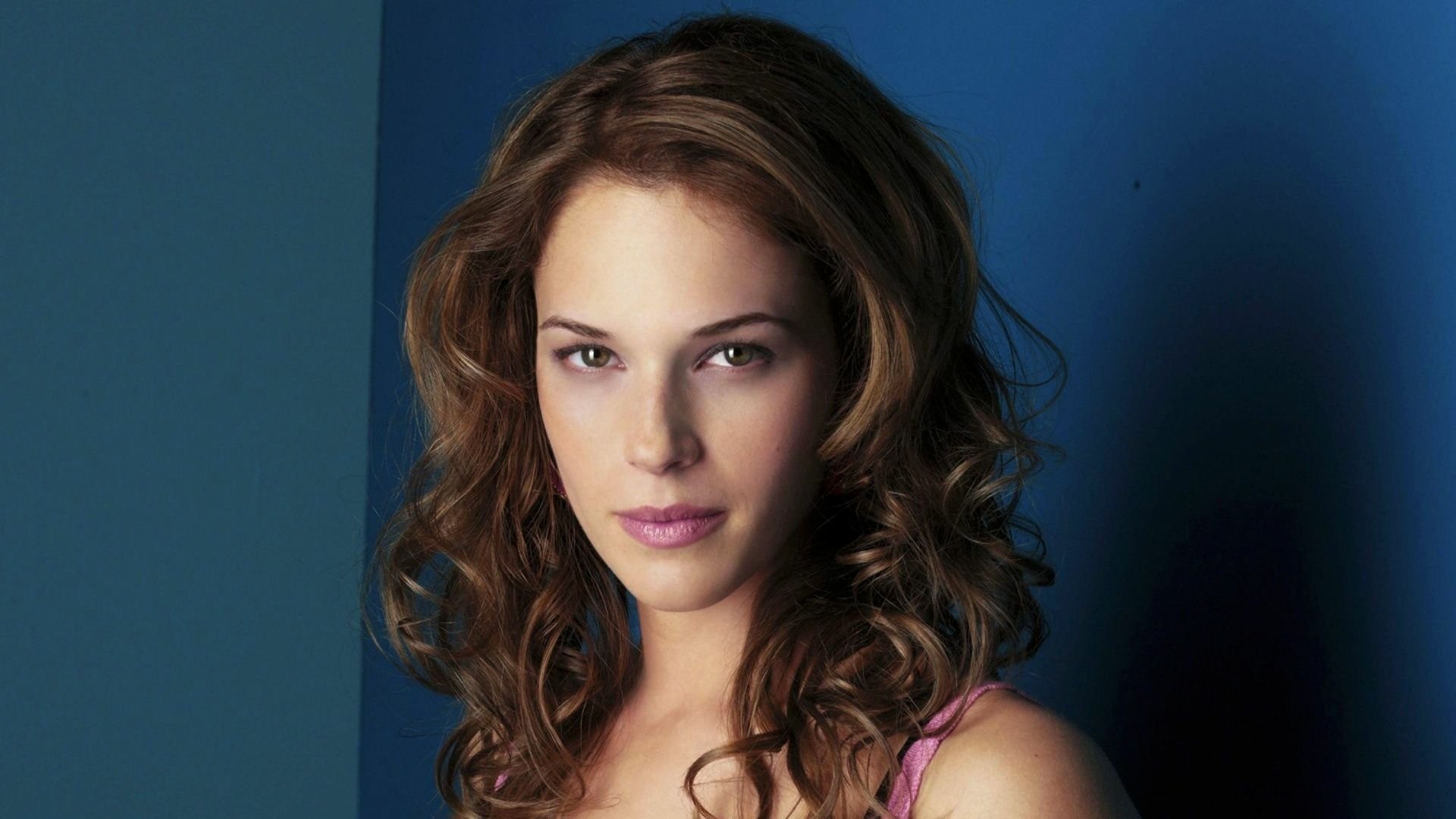 Download Lipstick Brown Eyes Face Actress Celebrity Amanda Righetti HD  Wallpaper