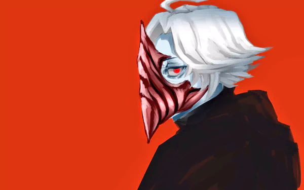 Tokyo Ghoul red eyes white hair mask Seidou Takizawa Anime Tokyo Ghoul:re HD Desktop Wallpaper | Background Image