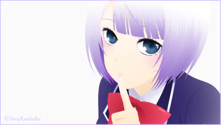 Akiho Kousaka Anime My Girlfriend Is a Faithful Virgin Bitch HD Desktop Wallpaper | Background Image