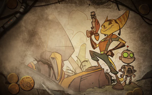 Clank (Ratchet & Clank) Ratchet (Ratchet & Clank) video game Ratchet & Clank Future: Quest for Booty HD Desktop Wallpaper | Background Image