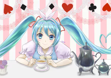 Hatsune Miku Anime Vocaloid HD Desktop Wallpaper | Background Image