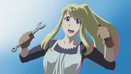Winry Rockbell Anime Fullmetal Alchemist HD Desktop Wallpaper | Background Image