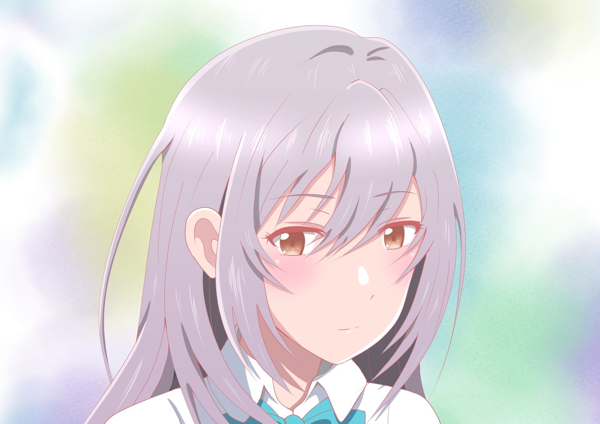 Download Hitomi Tsukishiro Anime Iroduku: The World In Colors 4k Ultra HD Wallpaper by ちんげろ