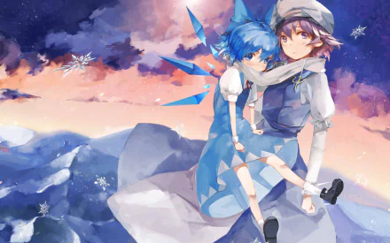 Cirno (Touhou) Letty Whiterock Anime Touhou HD Desktop Wallpaper | Background Image