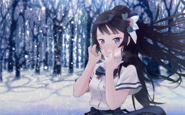 Aoi Fuji Anime Virtual Youtuber HD Desktop Wallpaper | Background Image