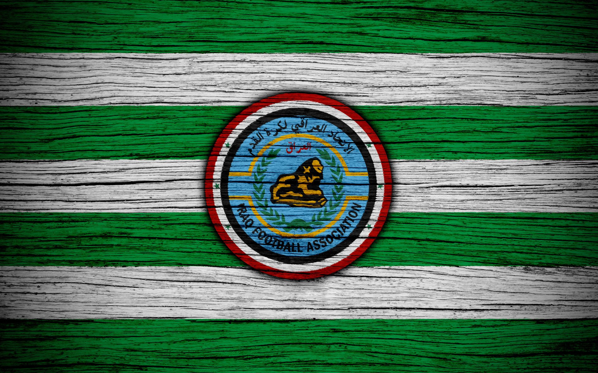 Download Emblem Logo Soccer Iraq Iraq National Football Team Sports 4k ...