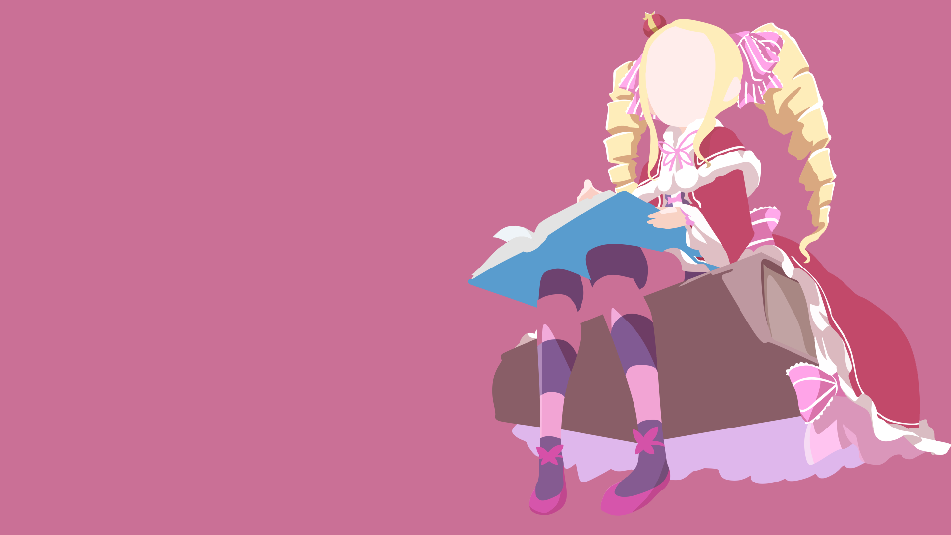 Download Minimalist Beatrice (Re:ZERO) Anime Re:Zero - Starting Life In Another World Minimalist Anime HD Wallpaper by Yuki-Neh