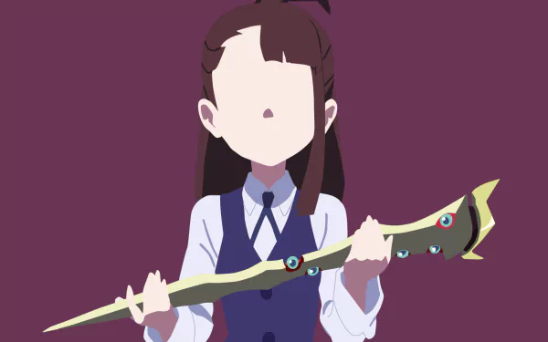 Akko Kagari Anime Little Witch Academia HD Desktop Wallpaper | Background Image