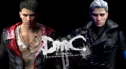 Vergil (Devil May Cry) Dante (Devil May Cry) video game DmC: Devil may cry HD Desktop Wallpaper | Background Image