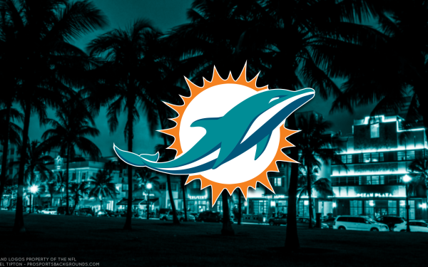 Sports Miami Dolphins Football Logo Emblem NFL HD Wallpaper | Background Image