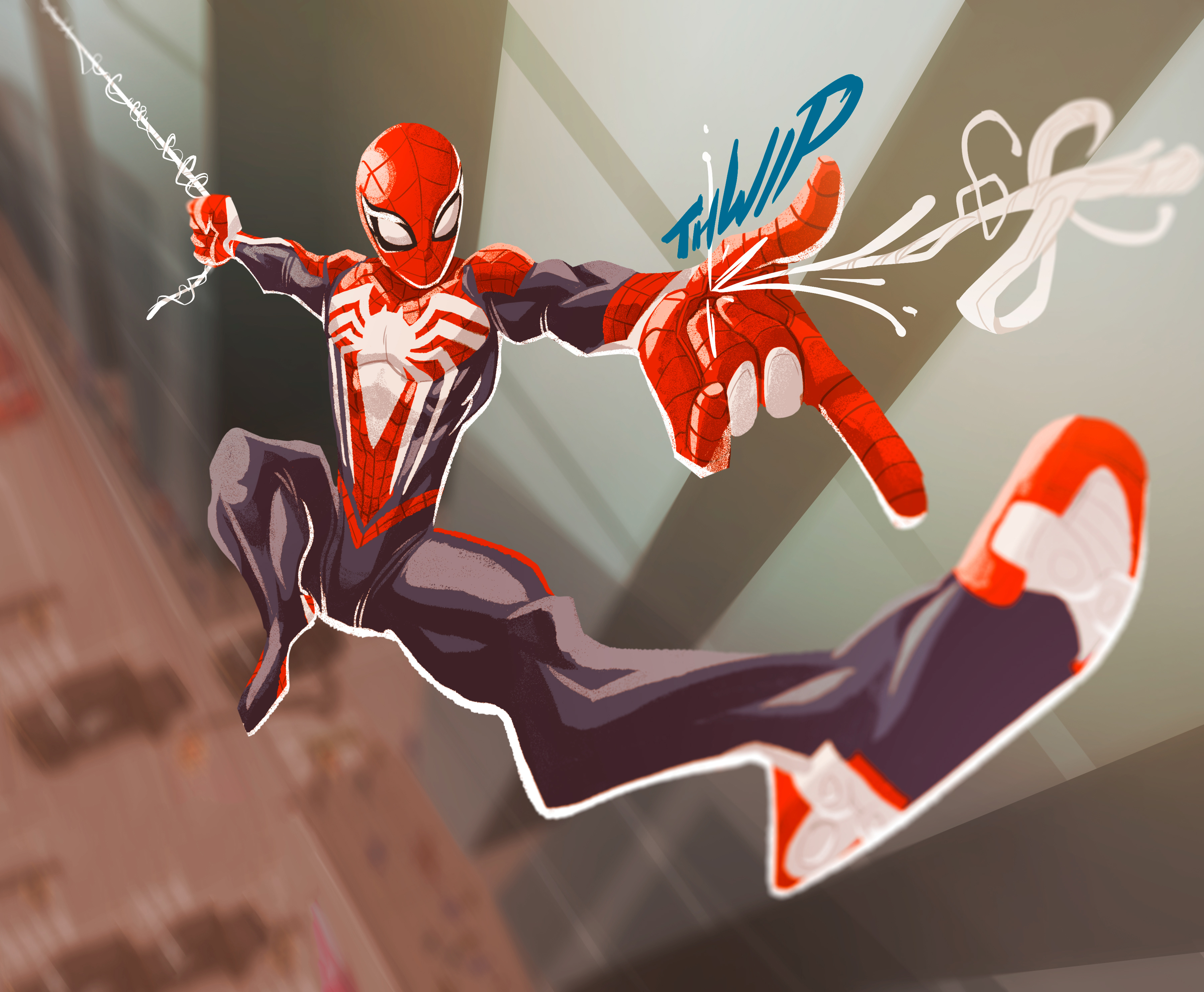 Spider man ps4 арт