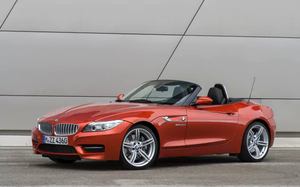 orange car car BMW vehicle BMW Z4 HD Desktop Wallpaper | Background Image